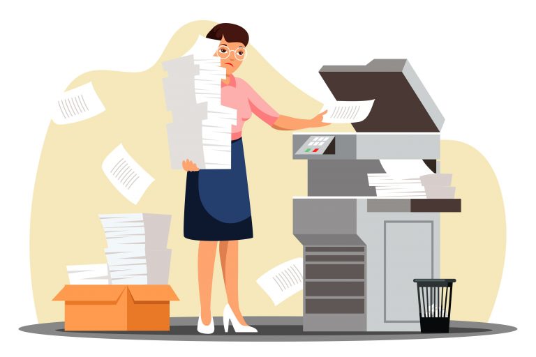 Printer is printing extra blank pages